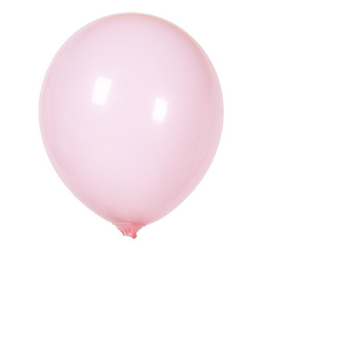 Large View 10pcs - 12cm (5")  Pastel Balloons - Pink