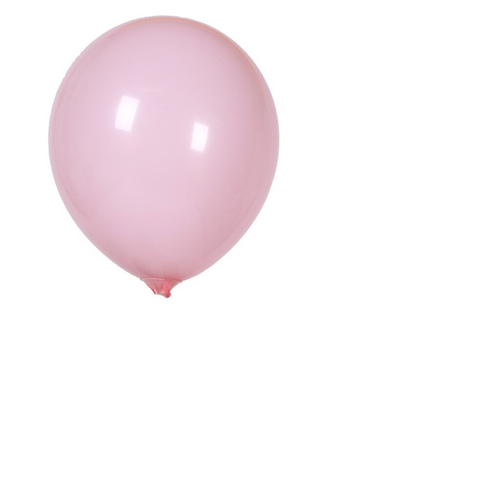 Large View 10pcs - 12cm (5")  Pastel Balloons - Dark Pink