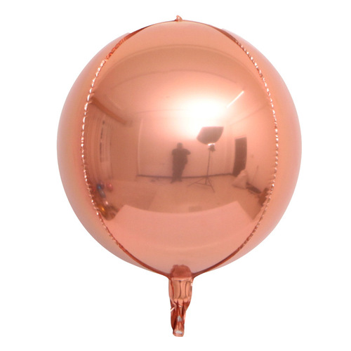 Large View 25cm - 4d Foil Balloon - Rose Gold