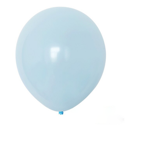 Large View 10pcs - 12cm (5")  Pastel Balloons - Blue
