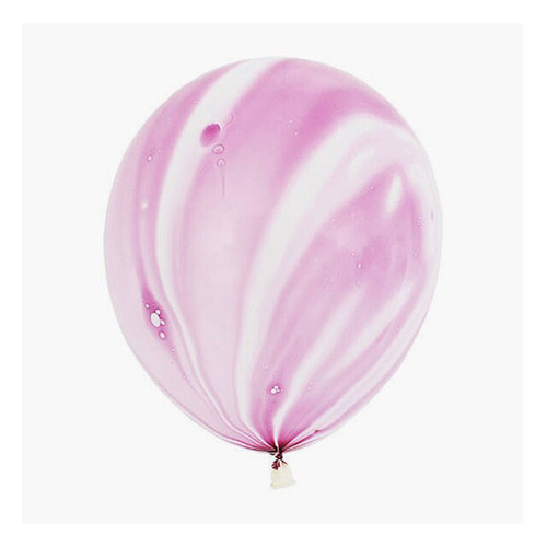 Large View 10pcs - 25cm (10")  Marble/TieDie Balloon - Light Purple