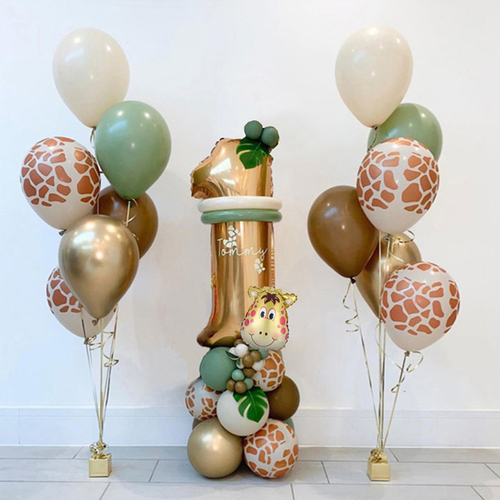 Large View 30pcs - Safari Themed Birthday Set - 1st - 5th Available