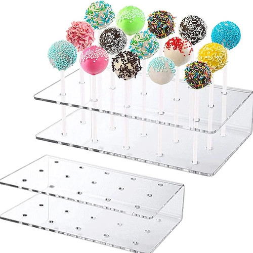 Large View 15 Hole Cake Pop Holder