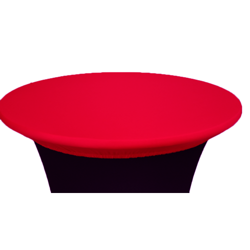 Large View Dry Bar Topper Fitted Lycra - Red 