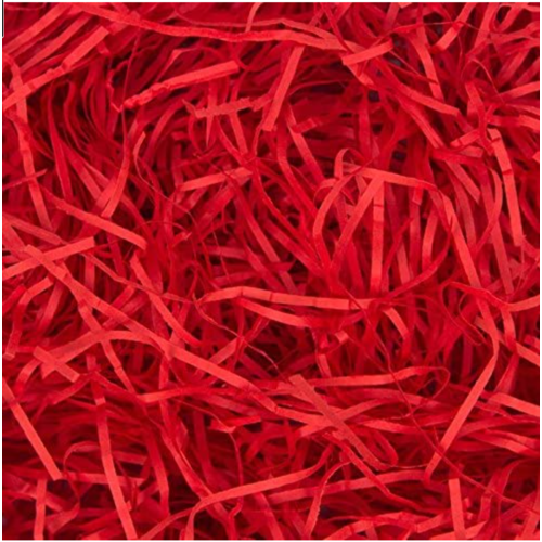 Large View 2kg BULK Shredded Tissue Paper Red