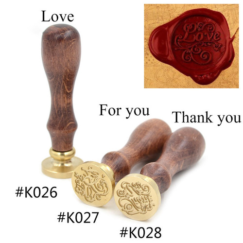 Large View Thank You - Wax Seal Stamp