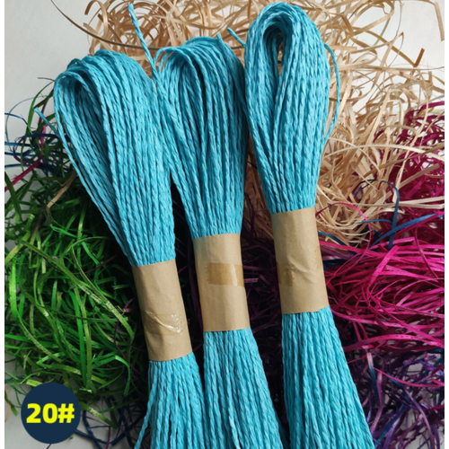 Large View 30m Paper Ribbon/Twine - Turquoise Blue