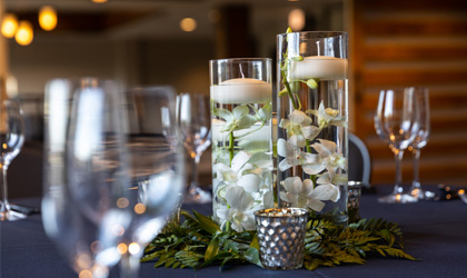 Table Centrepieces to Suit Beach Weddings